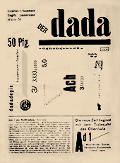 Portada del primer ejemplar de la revista 'Dada'.