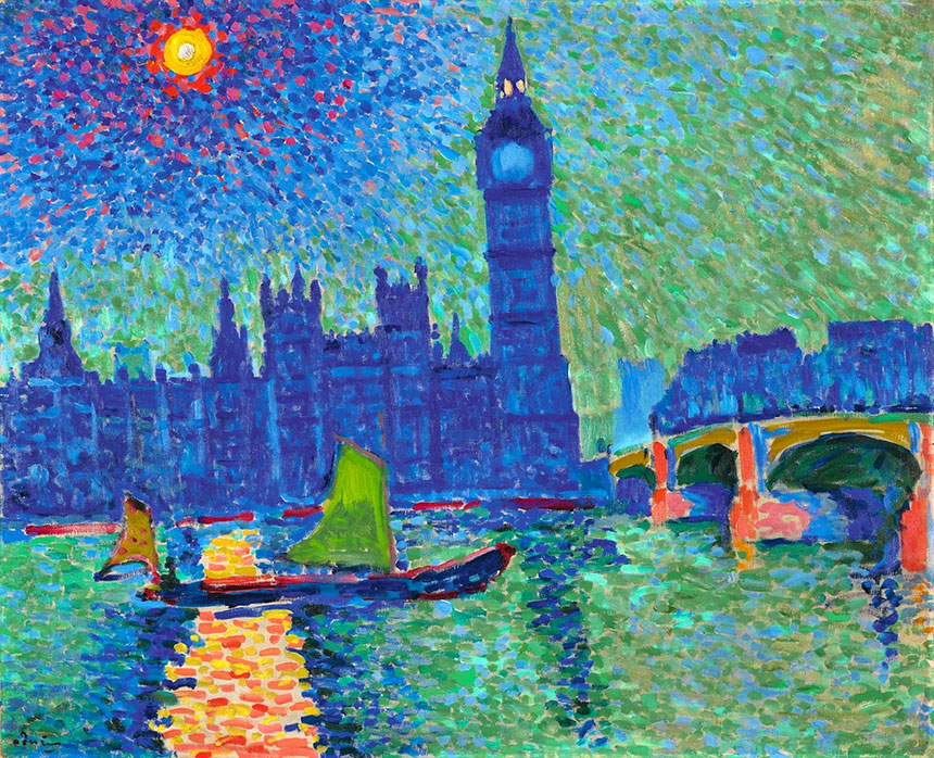 El Big Ben, cuadro fauvista de André Derain (1906).