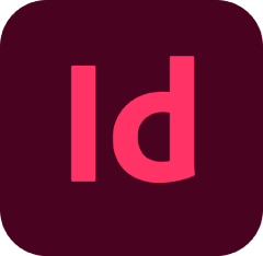 Icono de la versión de 2020 de Adobe InDesign.