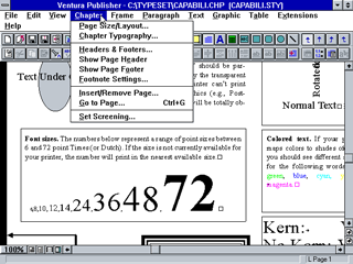 Captura de pantalla de Ventura Publisher 4.0