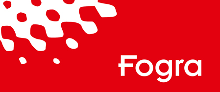 El logotipo de Fogra.
